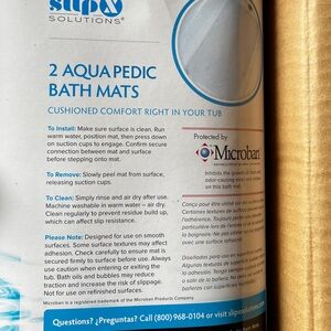 Aquapedic bath mats - non slip